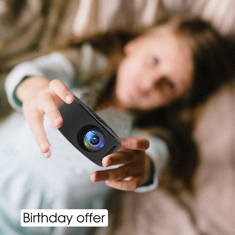 Factory Cross-Border Export Yt200 Home Projector Micro Portable Mini Small Kidsren's Mobile Phone Projector