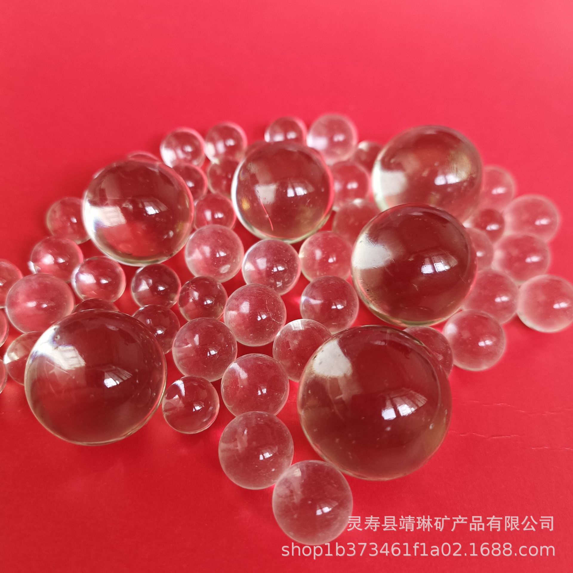 Supply transparent glass beads 9 mm10mm11mm 12mm 14mm solid transparent glass beads experimental glass beads