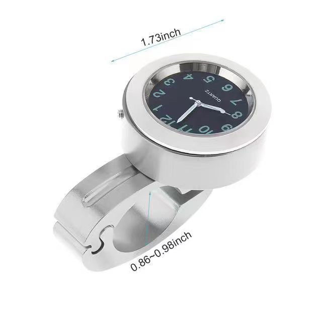 New Luminous Motorcycle Clock Watch Electric Vehicle Modified Handlebar Waterproof Watch Clock Car Watch Spot Wholesale