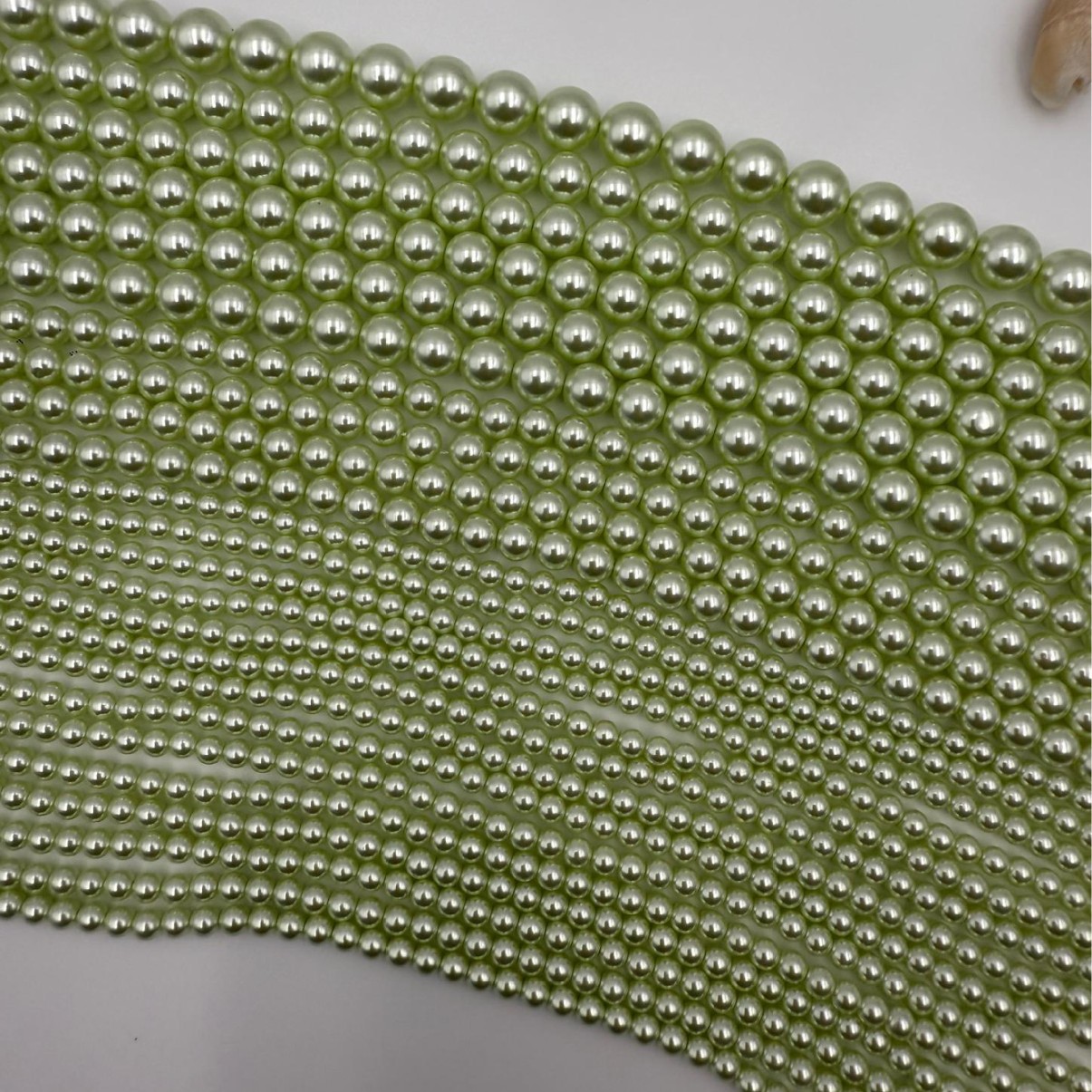 High-Gloss Round Imitation Shijia Pearl Beads DIY Jewelry Necklace Mobile Phone Chain Earrings Source Manufacturer