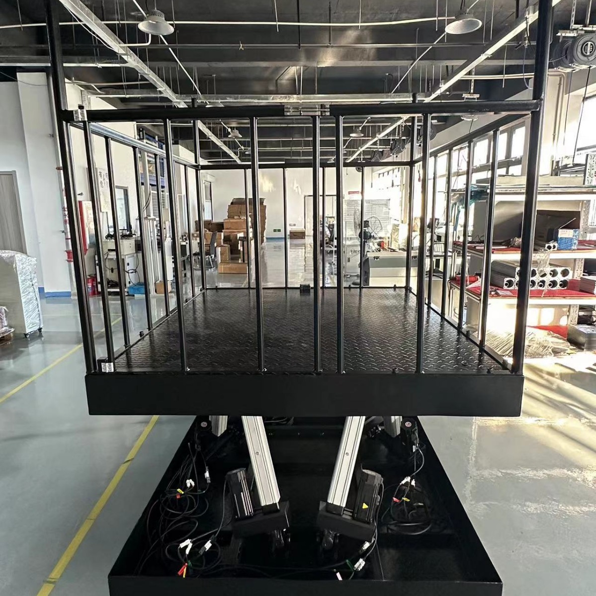 Wound Treatment and Transfer Training Simulation Six-Degree-Of-Freedom Swing Platform Sea, Land and Air Scene Simulation Motion Platform