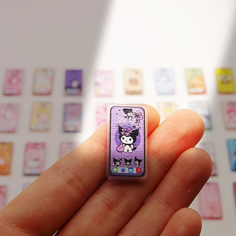 Mini simulation small mobile phone BJD phone toy Dollhouse miniature supermarket ornaments model doll house accessories