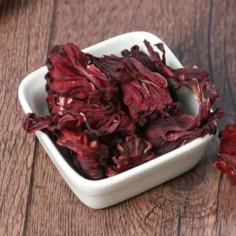 Manufacturer Wholesale Roselle Flower from Yunnan, Whole 500g Roselle, Undyed, Large Flower Tea for Brewing, Loose-Packed