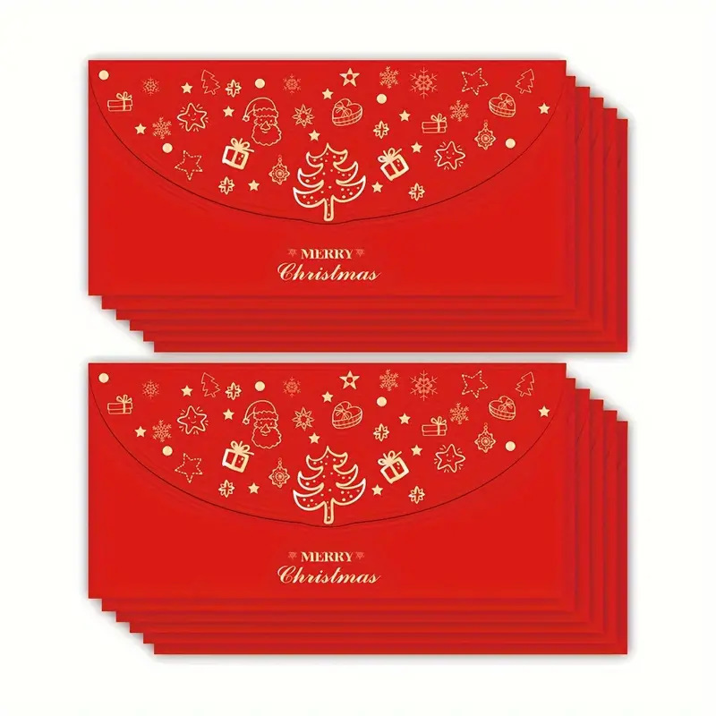 Christmas Red Envelopes, New Products for the Christmas Season, in Stock, Chrismats Red Envelopes, Gold-Stamped Gift Bags, Snap-On Red Envelopes