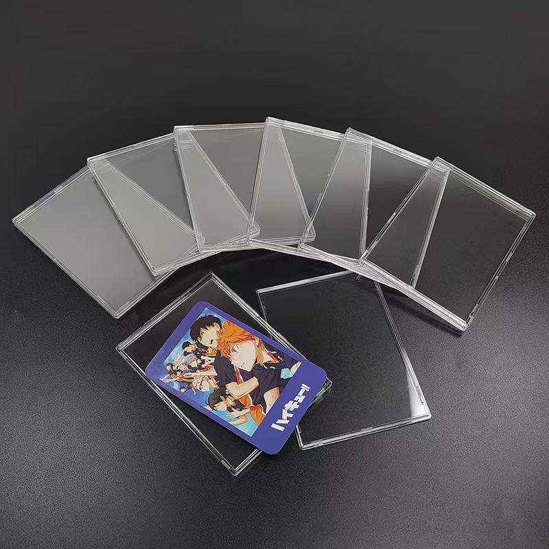 Shell Series Shell Full Set Card Brick Holder Card Acrylic Card Holder Idol Album Photo Card Display Frame Transparent