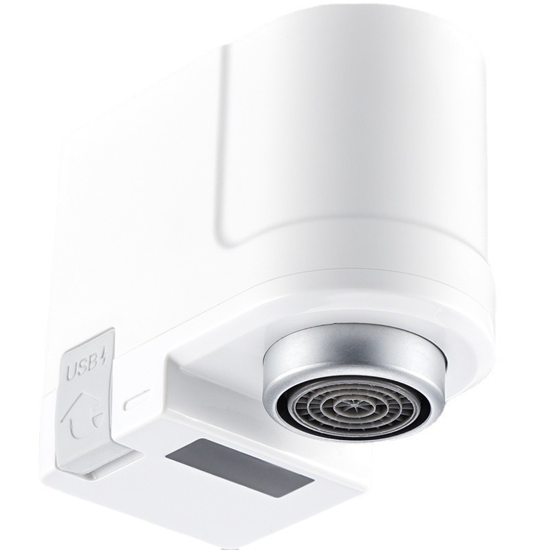 Xiaoda Sensor Water Saver Kitchen Household Bathroom Smart Charging Bubble Water Valve Our Splash-Proof Infrared Faucet