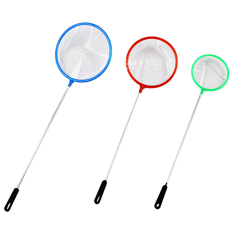 Goldfish Net Pocket Small Household Fish Tank small size Round Super-dense Fishing Net Medium Retractable Koi Fish Small Fishing Net