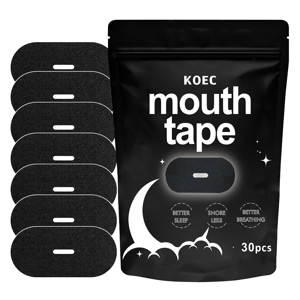 Koec Sleep Breathing Patch Relieves Breathing, Prevents Snoring, Stops Snoring, Closed Mouth and Nose Patch 30 Pieces, Cross-Border Hot Model Wholesale