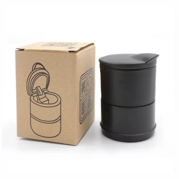 Car Ashtray with Cover, Personalized Led Light with Cover, Multifunctional Car Ashtray in Car, 4S Shop Ashtray