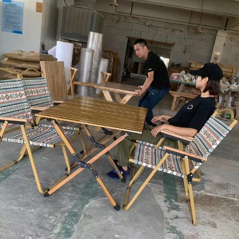 Widened and Highened New Style Thickened Egg Roll Table Folding Table Commercial