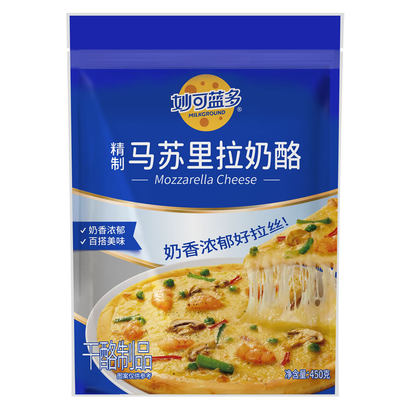 Miao Ke Lan Duo Mozzarella Cheese Shredded for Pizza Baked Rice Creamy Cheese Baking Ingredients for Home Use