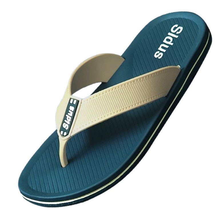 Men's Flip-Flops Summer Fashionable Outfit Household Trendy Beach Slippers Non-Slip Breathable Soft Bottom Sandals for Men