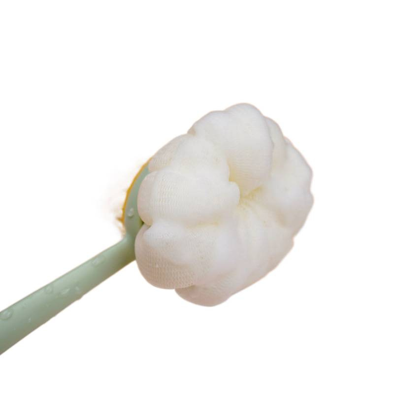 Long-Handled Soft-Bristled Double-Sided Bath Towel, Two-In-One Back Rub and Bath Towel, Multi-Functional Bath Brush