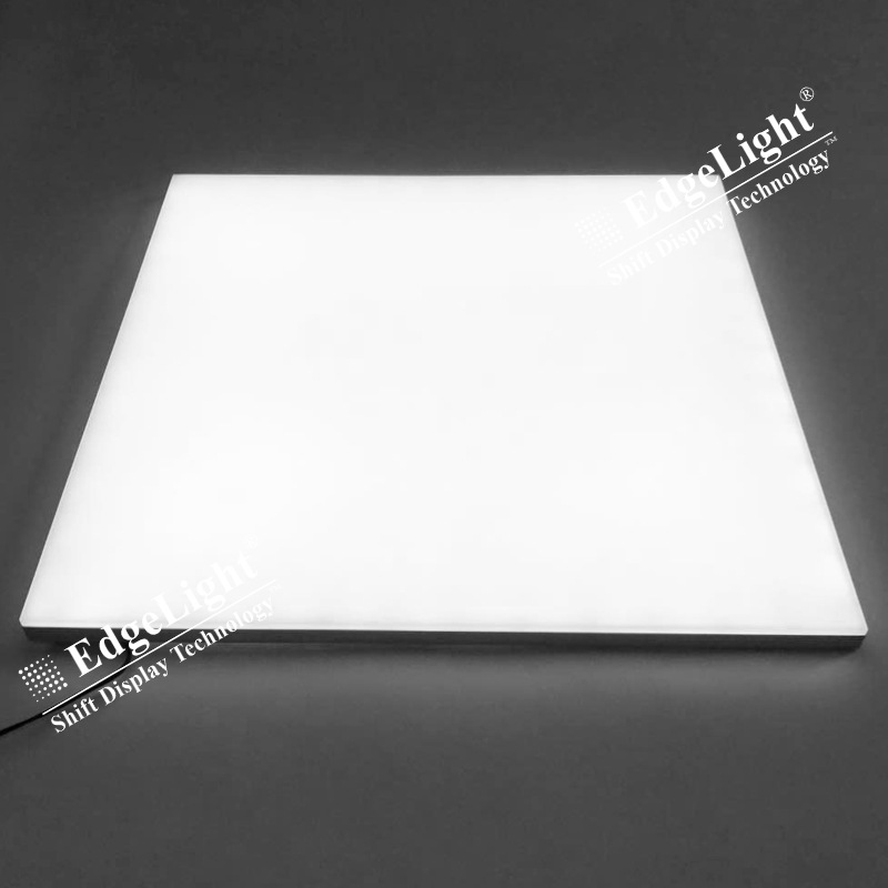 Безрамочная светящаяся задняя панель, витрина, световая направляющая панель, акриловая подсветка, лазерная точечная обработка в Шанхае