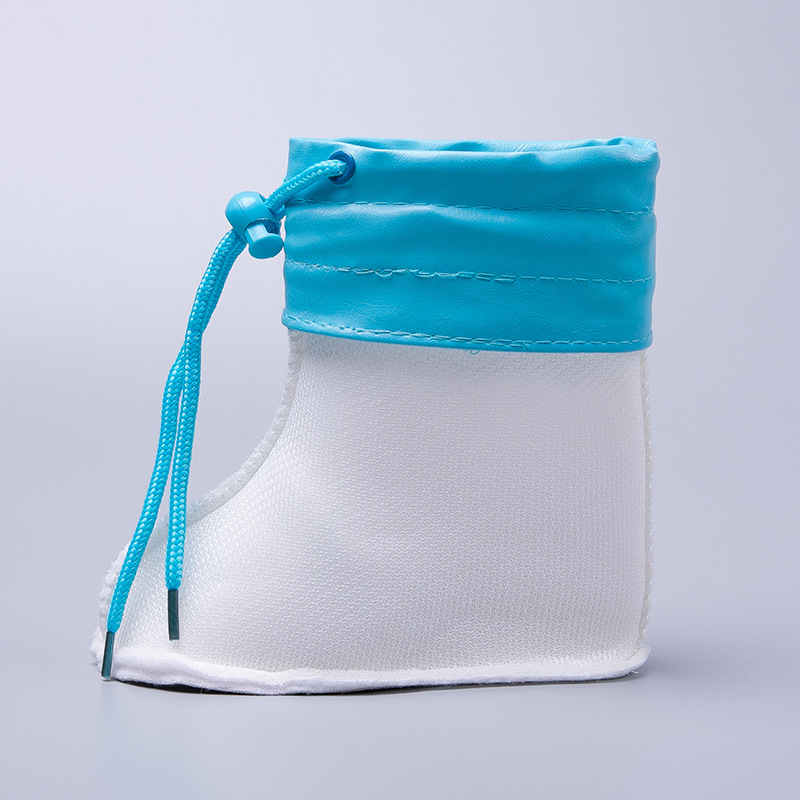 Children's Rain Boots with Cotton Lining for Winter Warmth, Fur Lining Inside, Leather Trim, Wholesale and Retail, Non-Slip, Kids' Style