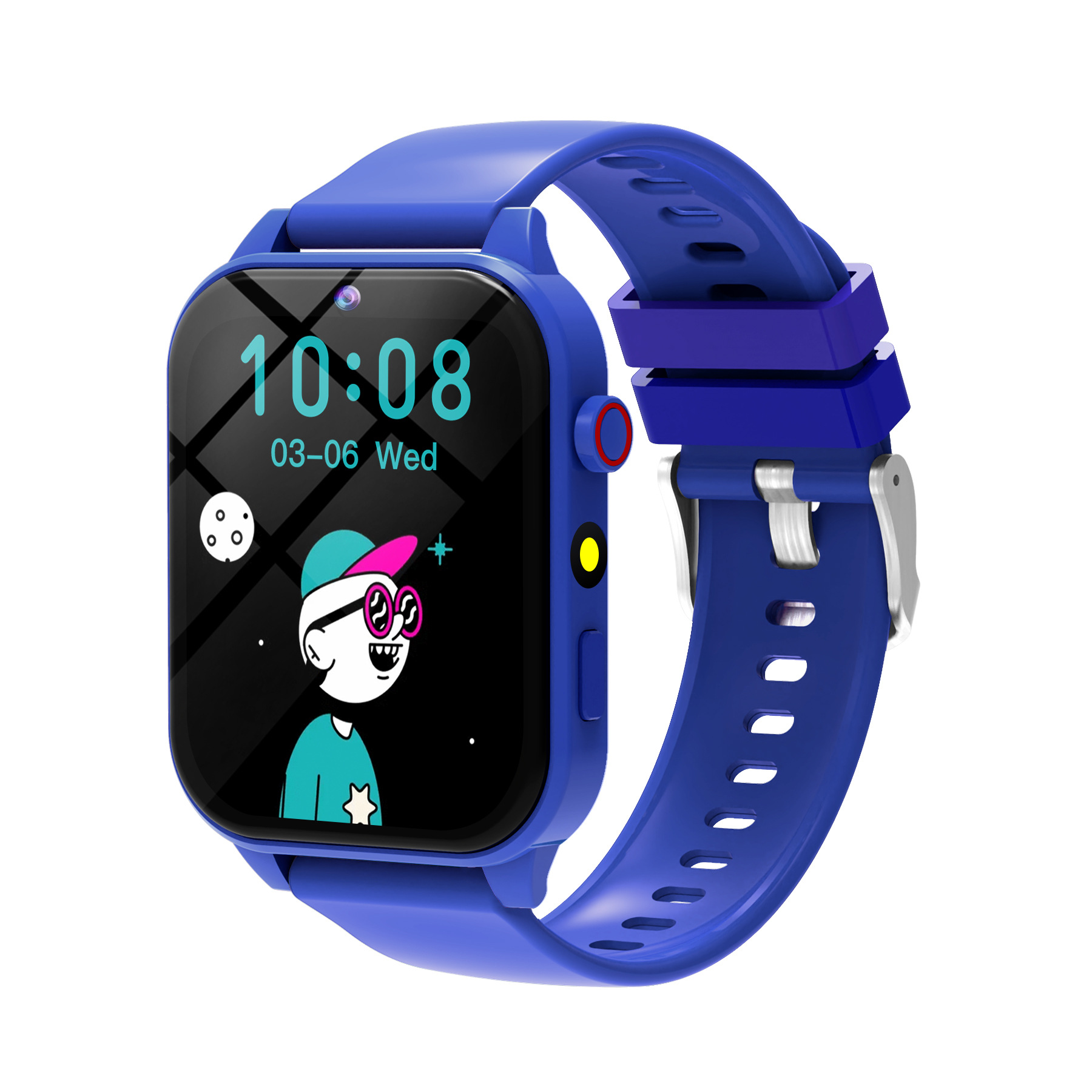 2025 New T6 Kidsren's Game Watch Cross-Border Popular Color Screen Music Photo Kid Toy Kidsren's Bracelet