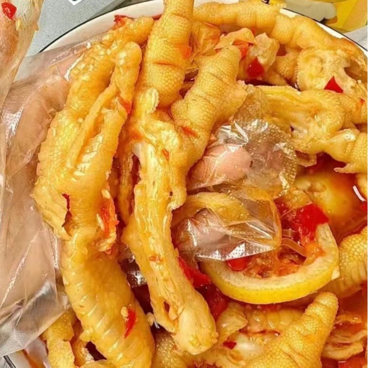 Консервированные Острые Бескостные Куриные Лапки С Лимоном, Сладкий И Острый Маринованный Перец, Закуски Интернета Знаменитостей, Оптовые Бескостные Куриные Лапки