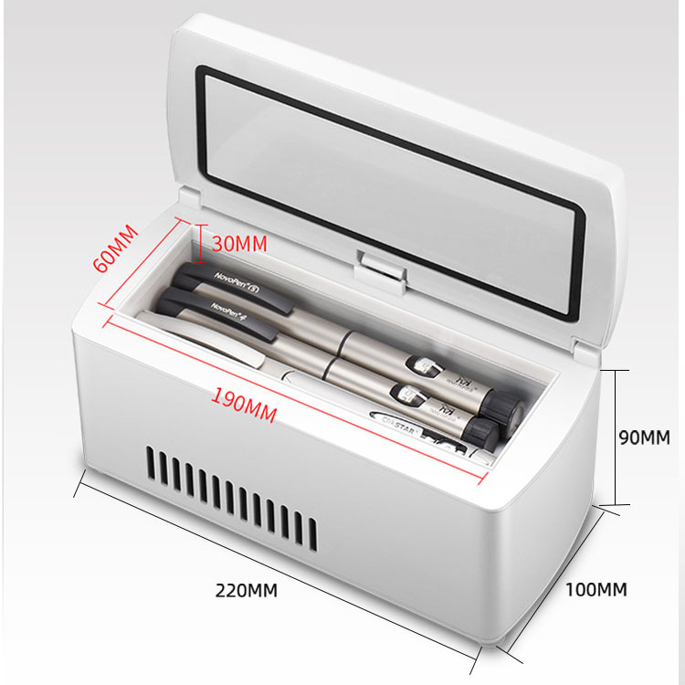 Insulin Refrigerated Box Mini Portable Rechargeable Car Home Dual-Use USB Plug-In Medicine Refrigerated Thermostat