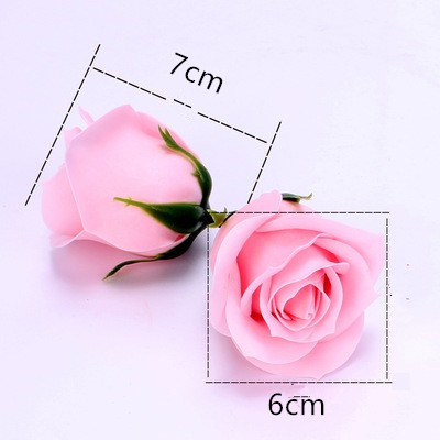 Wedding 4-Layer Cold Beauty Large Rose Soap Flower Head Flower Shop Bouquet Gift Box DIY Packaging Material Soap Flower