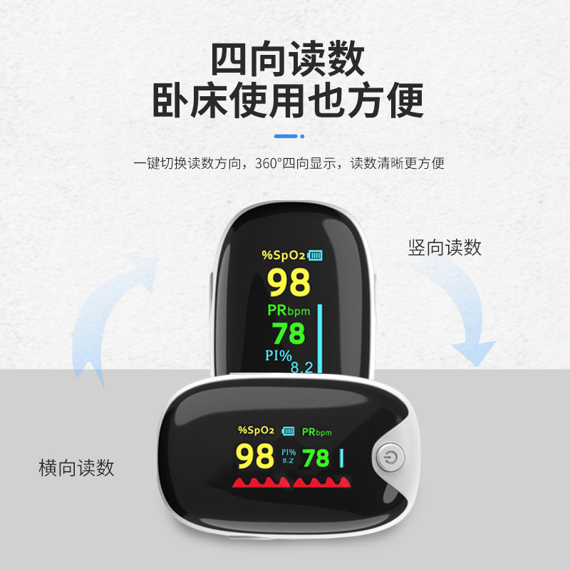 Spot Gemstone Model Ad901 Xiaobai Lk89 Finger Clip Pulse Monitor Diamond Model Detection Oximeter