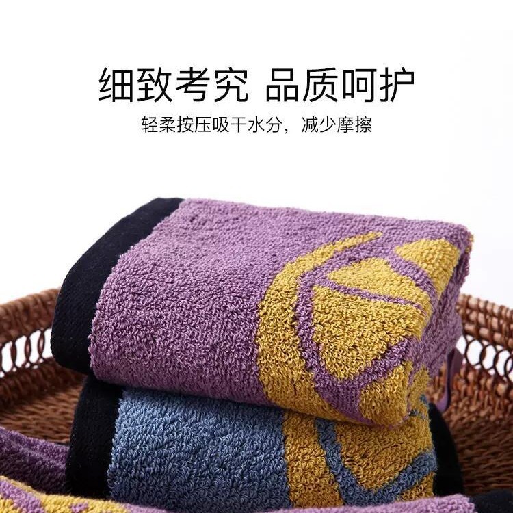 Gold Size Hand Towel Pure Cotton Type a Small Towel Anti-Mite Antibacterial Soft Absorbent Square Towel Thick Hanging Cotton Face Wash