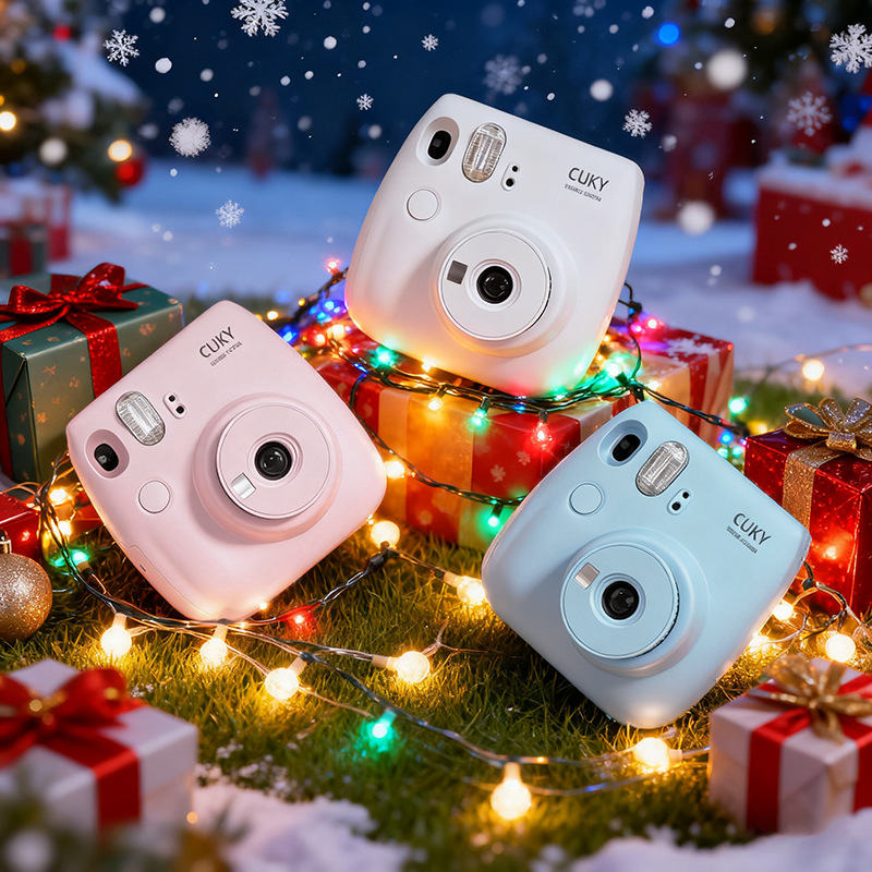 Cuky Instant Camera, One-Shot Imaging Mini12 Same Model Film Photo Paper Student Printing Camera