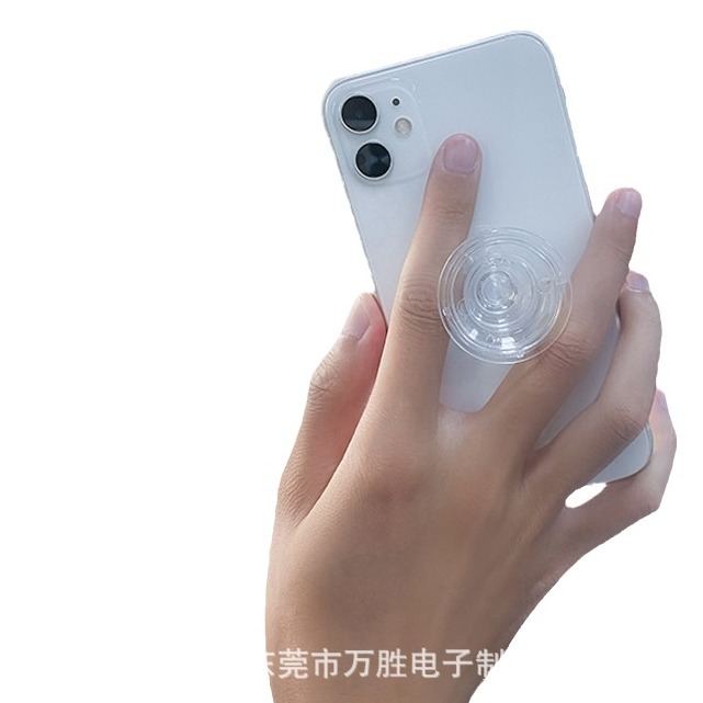 Cross-Border good quality transparent airbag bracket painted logo pattern airbag bracket transparent mobile phone airbag bracket