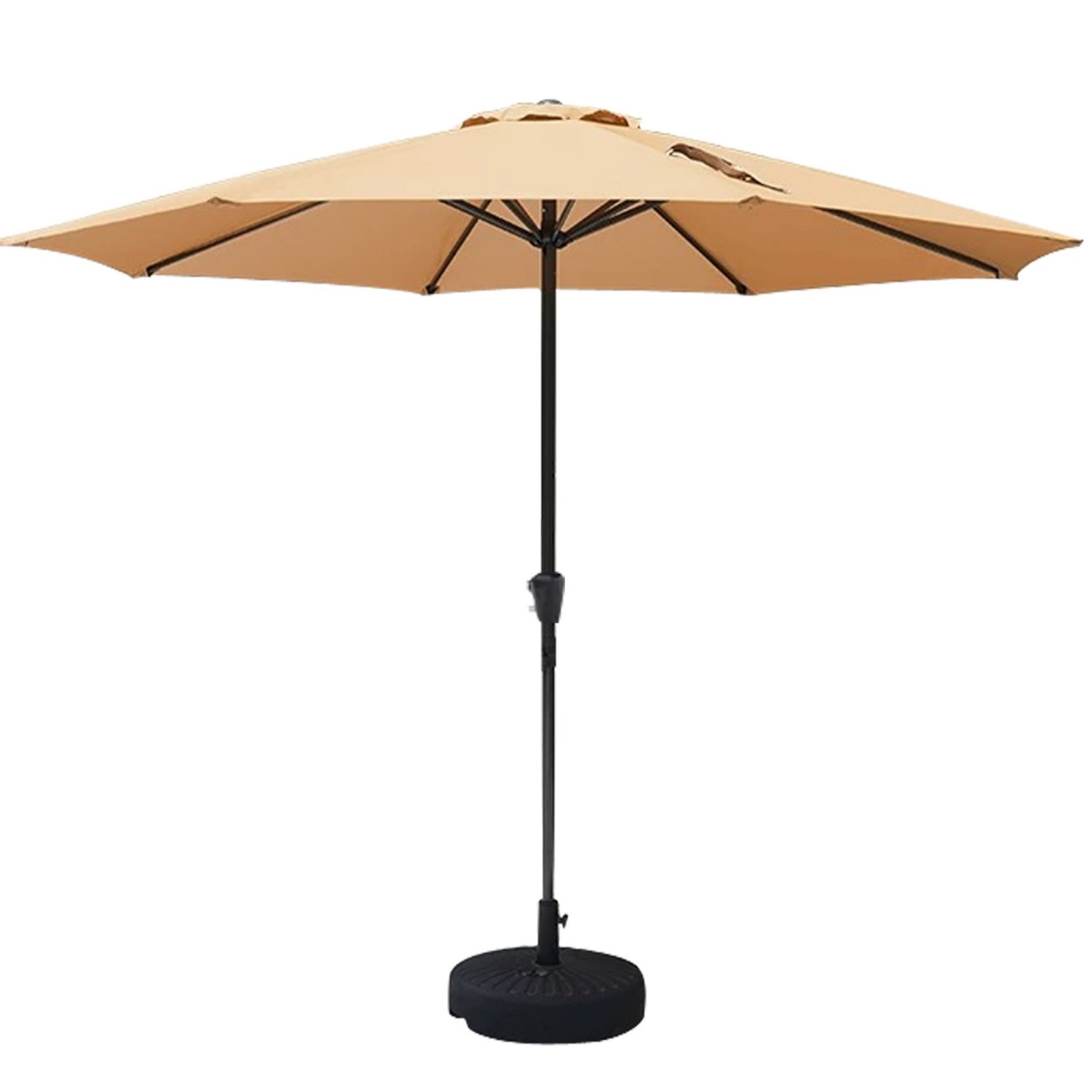 Outdoor Parasol, Open-Air Courtyard Umbrella, Garden Cafe, Villa, Leisure Outdoor Balcony, Home Outdoor Center Column Umbrella
