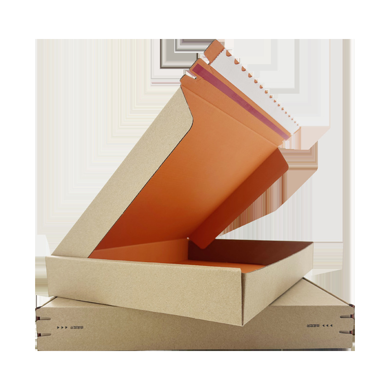 Spot Zipper Airplane Box 36*26*5 Clothing Gift Express Carton High-End Tear-Off Tape-Free Internal Printing