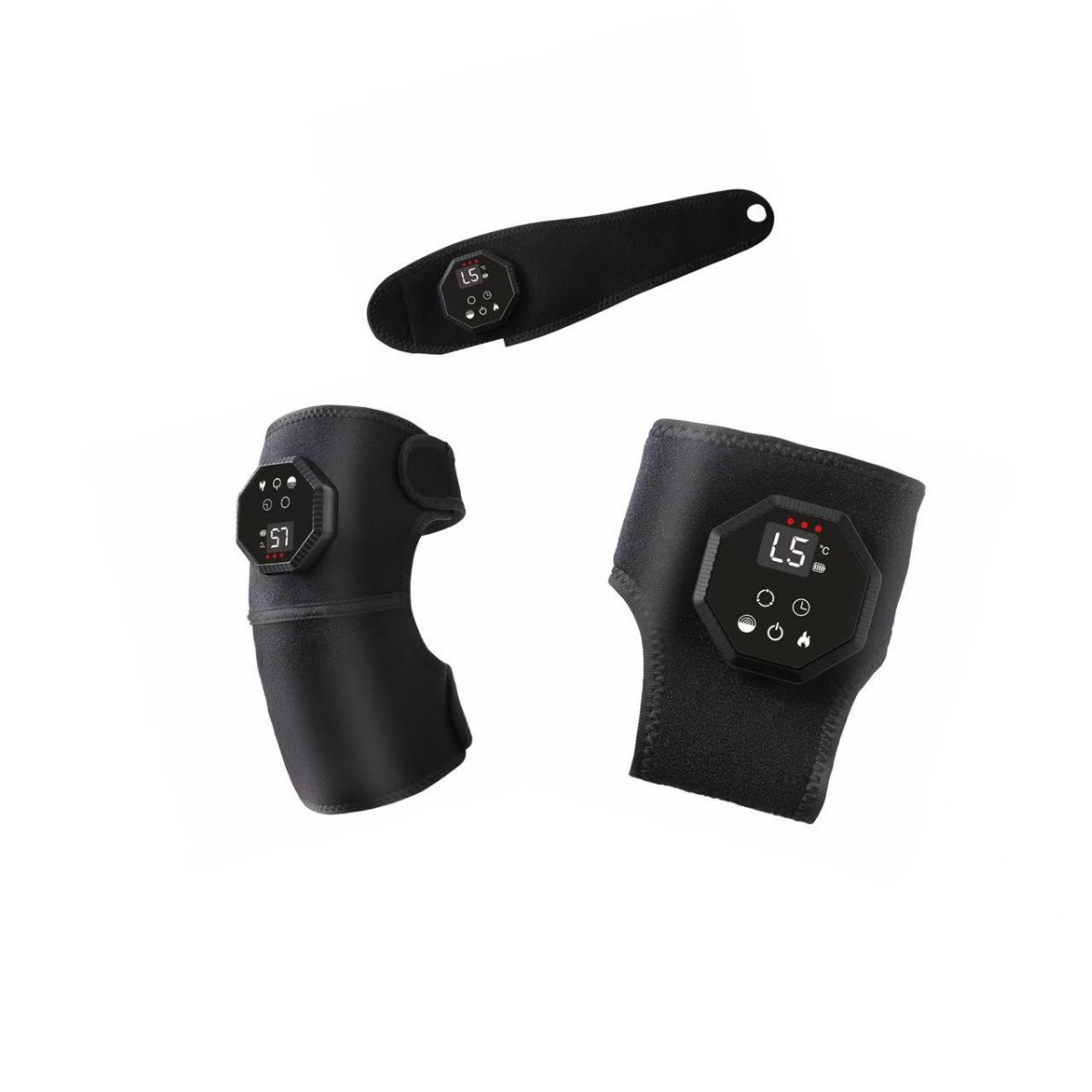 Ems Pulse Ankle Massager Heating Vibration Physiotherapy Foot and Wrist Hot Compress Massager Wrist Joint Sports Protective Gear