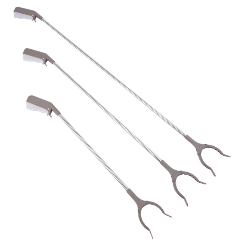 Stainless Steel Garbage Grabber with Extended Handle, Household Tongs, Thickened Sanitary Tongs, Object Picker, Garbage Clip Wholesale