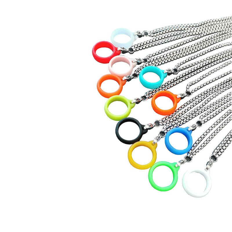 8mm Hanging Ring 13mm16mm18mm20mmDIY Forced Ring 40mm Black Silicone Hanging Ring Anti-skid Ring