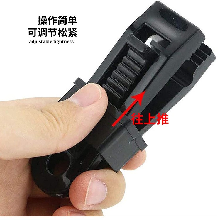 Outdoor camping canopy hook large tent additional pull point fixing clip tent clip windproof belt barb clip
