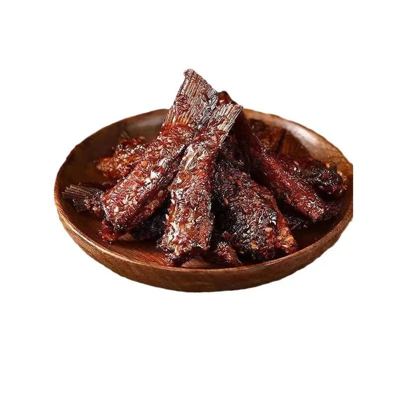 Hunan Specialty Spicy Fish Tail Dried Snacks 100g Large Bag Ready-To-Eat Popular Snacks