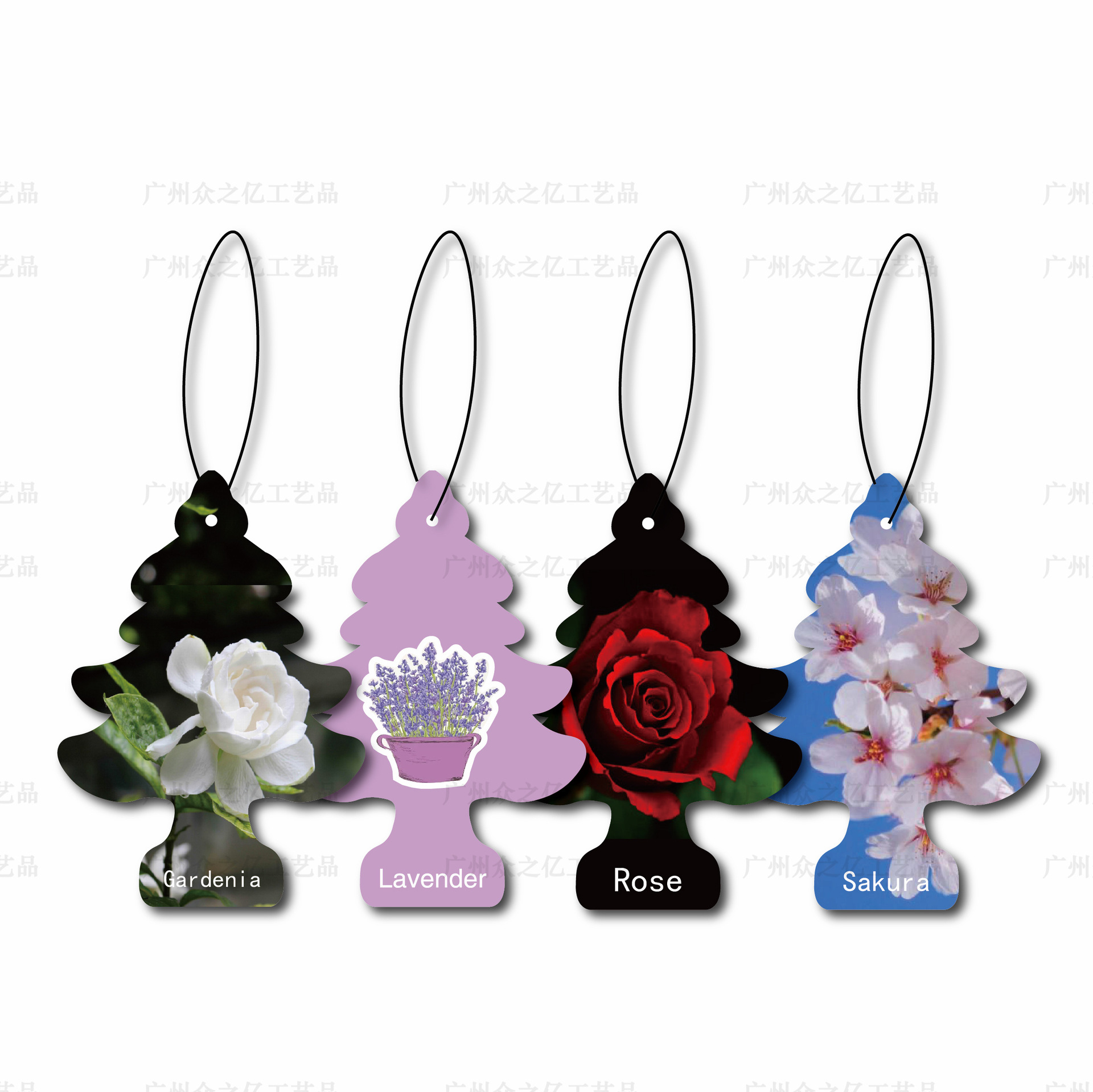 Cartoon Special-Shaped Car Car Fragrance Tablets Perfume Pendant Wardrobe Aromatherapy Fragrance Card Diffuser Tablets Car Hanging Ornaments Small Trees