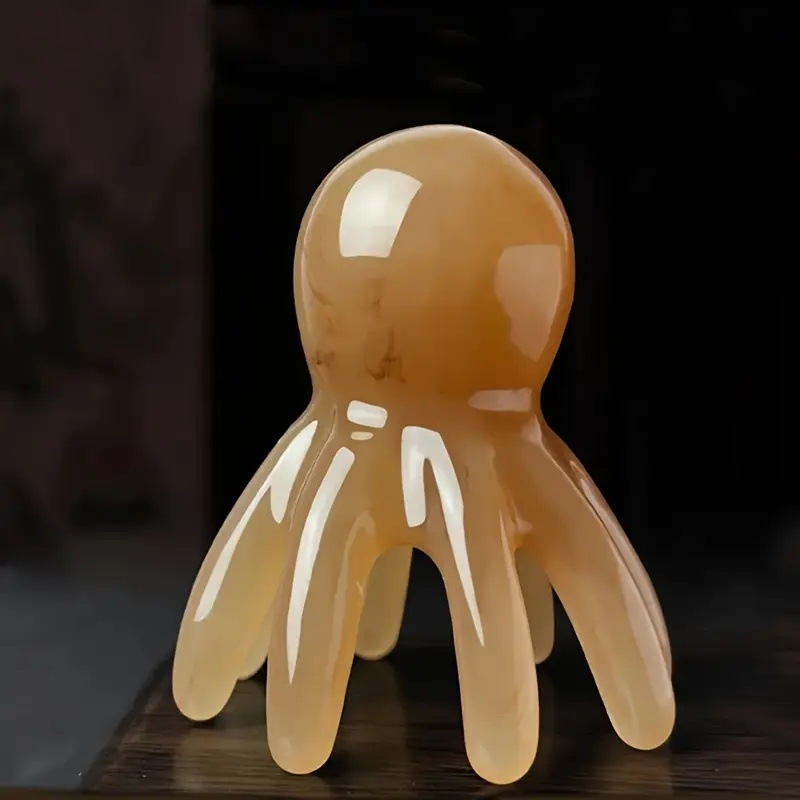 Кросс-бодрящий массажный гребень для головы, гребень-осьминог для массажа кожи головы и точек акупунктуры для снятия зуда