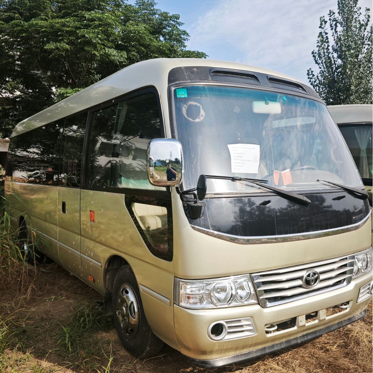 Экспорт китайских и бразильских автобусов, восстановленные подержанные микроавтобусы Toyota Coaster на 22 места, экспорт в Африку