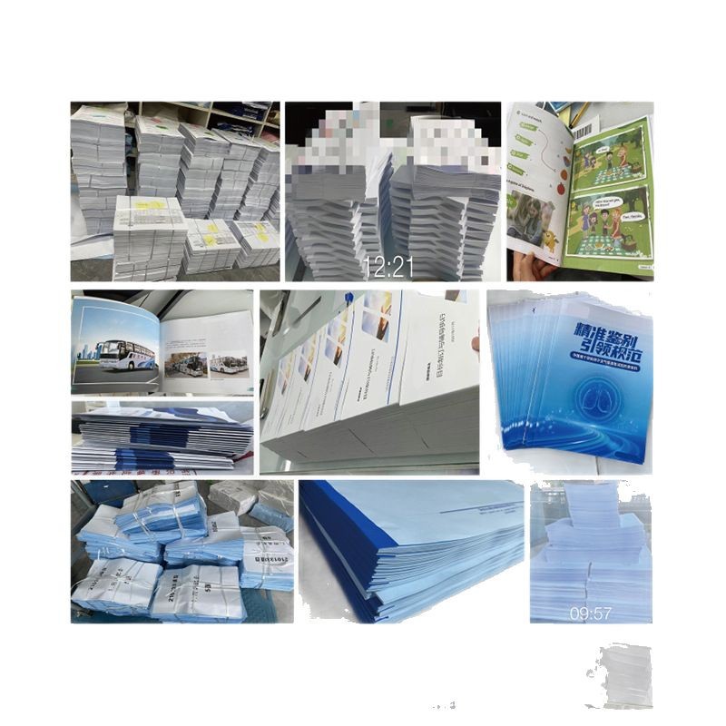 Print Materials, Online Printing, Photocopying, Book Printing and Binding into Volumes, Educational Supplementary Materials, A4 Glue-Bound Spiral Binding