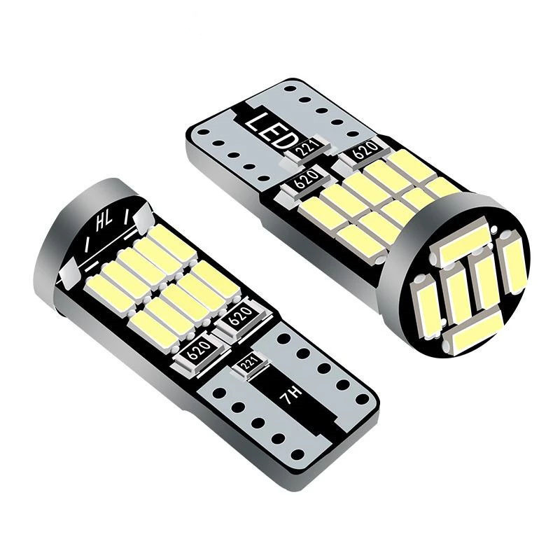 Car LED width indicator light T10 4014 26SMD decoding bright car light W5W reading light license plate light small bulb