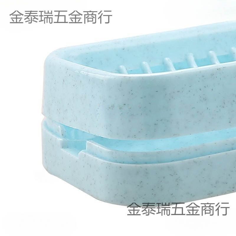 Bathroom Drain Double-Layer Soap Box Creative Plastic Travel Soap Box Handmade Soap Holder Bathroom Soap Rack