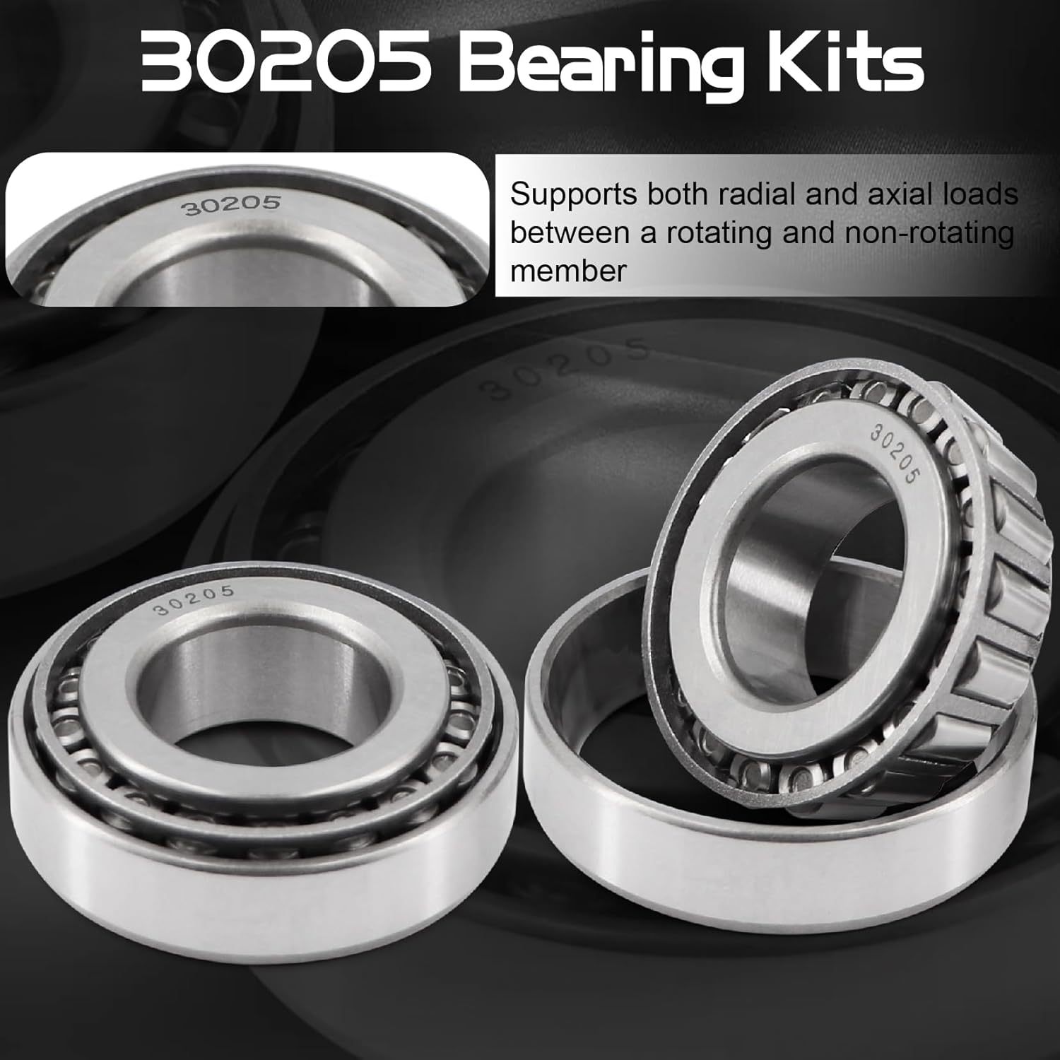 4Sets Suitable for Trailer Wheel Hub Kit with 25mm Axle30205