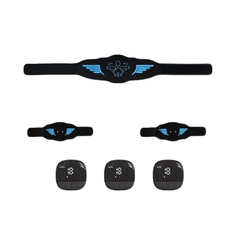 New Ems Microcurrent Massage Belt Abdominal Muscle Patch Lazy Exercise Muscle Training Calorie Burning Abdominal Fitness Instrument