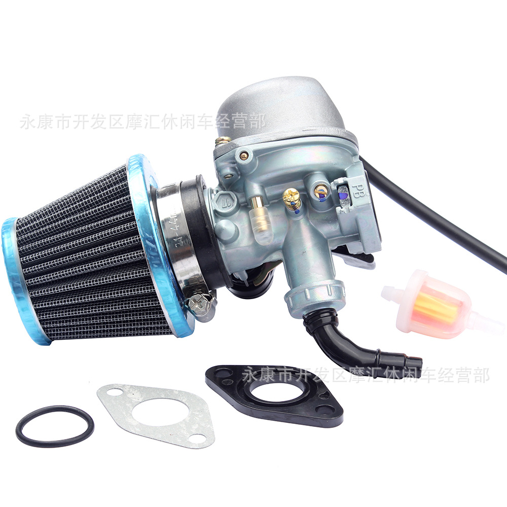 Off-road motorcycle ATV four-wheel ATV 50-110cc PZ19 carburetor air filter gasket oil filter semi-aluminum zinc