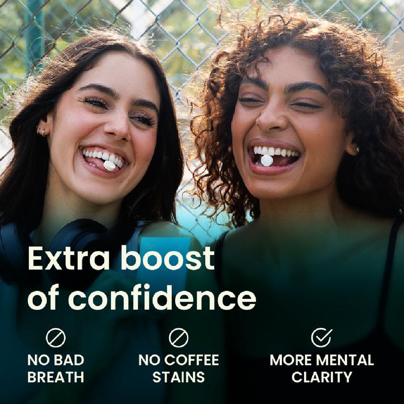 Kindergarten Popular Mint Flavored Tablet Candy Neurogum Energy Caffeine Gum Source Manufacturer