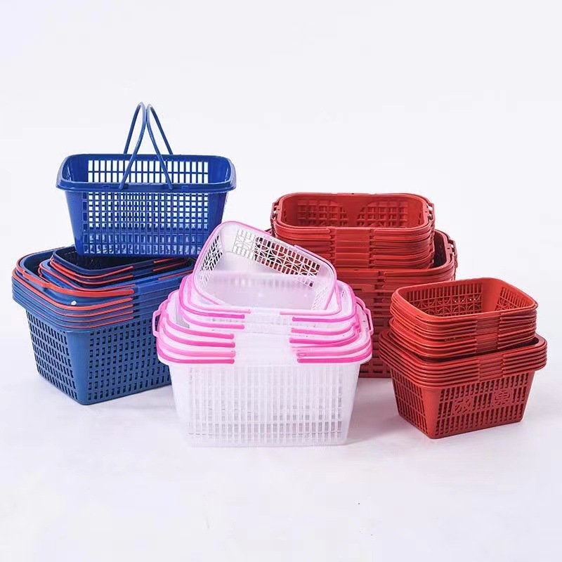 Оптовая корзина для фруктов, производитель, переносная корзина для сбора, корзина для винограда и клубники, пластиковая корзина