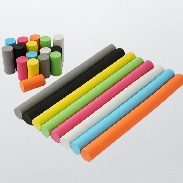 Children's Relay Stick Sponge Solid Foam Track and Field Sports Passing Stick Eva Multi-Color Training Round Stick Wholesale