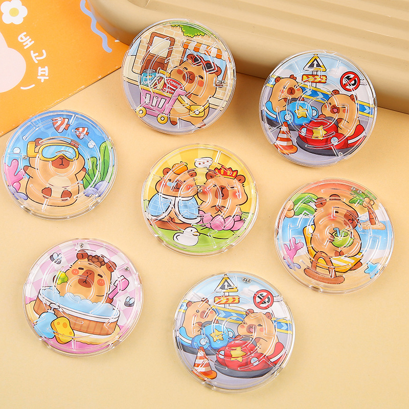 Kapibala Ball Maze Educational Toy Handheld Children's Balance Ball Track Student Prizes Factory Direct Sale