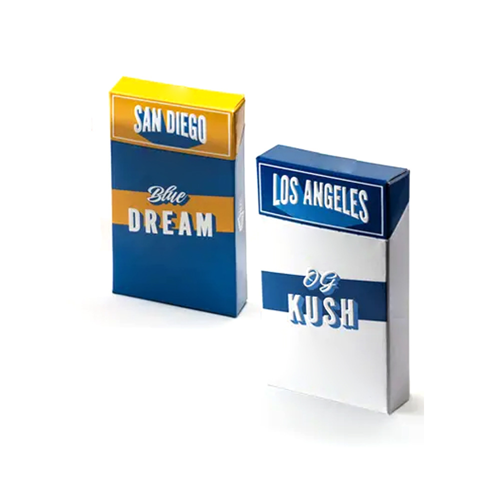 Wholesale Trendy Fashion White Card Cost-Effective Flip-Top Integrated Cigarette Case Fashion Cross-Border Graffiti Style Paper Cigarette Case Customization