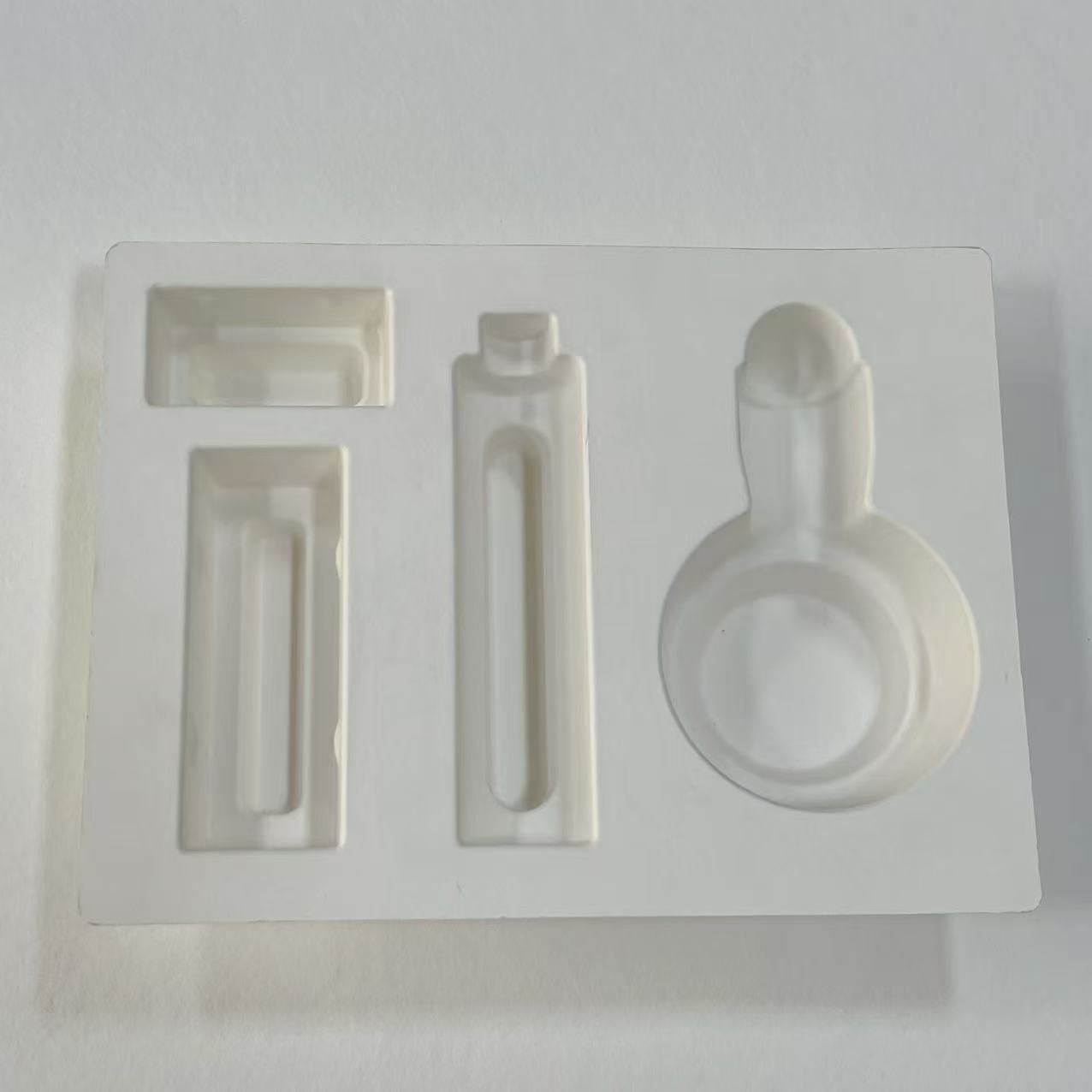 Paper Pulp Molded Skin Care Product Paper Tray Packaging Cosmetic Lining Packaging Paper Tray Dry Pressed Wet Pressed Paper Tray Easy to Degrade