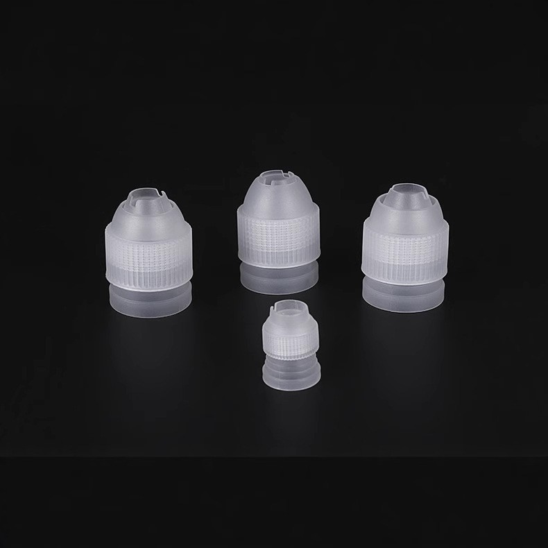 Baking Tools, Piping Bag Converter, Cream Piping Nozzle Connector, Small and Large Plastic Adapter